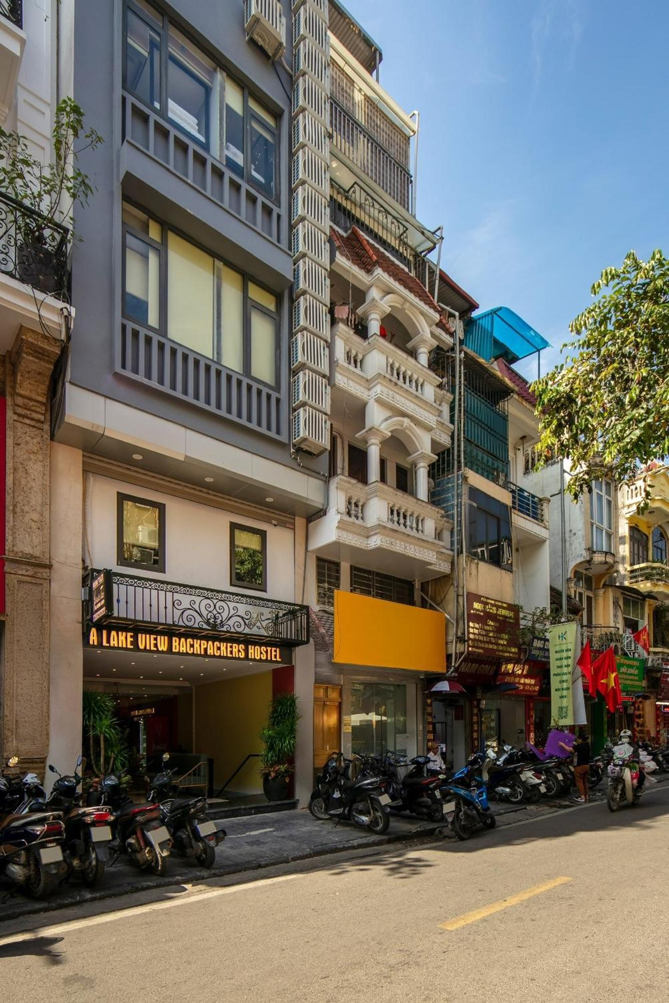 Lakeview Backpackers Hostel & Rooftop Bar Hanoi Eksteriør billede